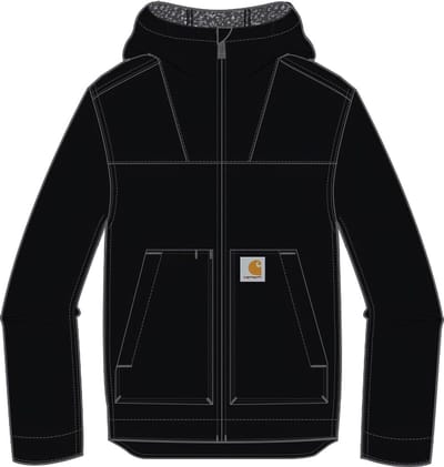 Carhartt Super Dux Bondend Sherpa Active Jas Zwart L Man