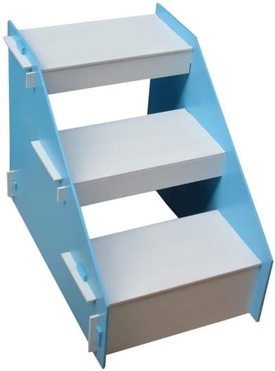 Huisdierentrap - Hondenhelling - Hulp bij traplopen - Lichtgewicht en verplaatsbaar - Blauw