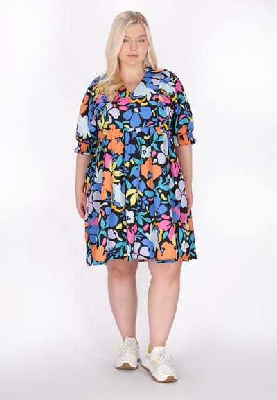 Mymo Grote maten jurk vrouwen Blauw