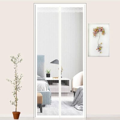 Magnetisch Insectenscherm voor Deuren 80 x 200 cm, Vliegengordijn voor Effectieve Bescherming tegen Insecten en Vliegen