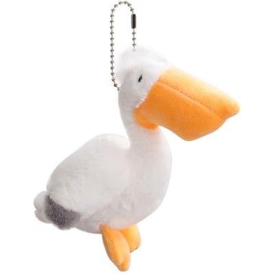 5-50 stuks Bald Eagle Knuffeldier Mini Vogel Sleutelhanger Bald Eagle Zwaan Pelikaan Gier Toekan Pluche Speelgoed voor Kinderen Cadeau Meisjes Jongens 5 PCS