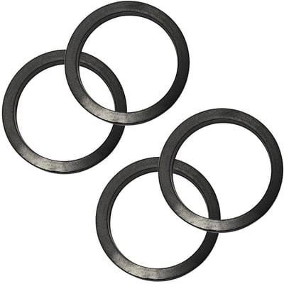 Set van 4 Rubberen Afdichtingen voor Overloopslangen OD 38mm ID 30mm
