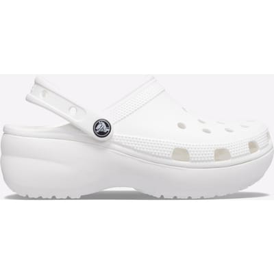 Klassieke plateau muiltjes - Crocs - Wit