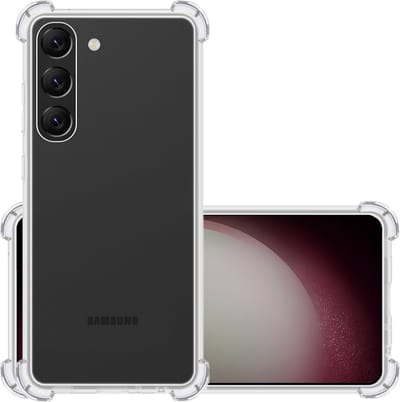 Hoesje - Geschikt voor Samsung Galaxy S23 - Sterk & Shockproof - Siliconen Case - Back Cover - Telefoon Hoes Shock Proof - Transparant