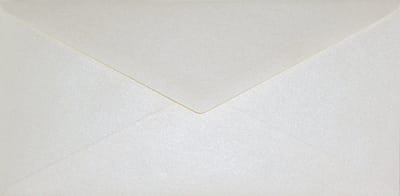 Metallic (parelmoer) ecru enveloppen DL - 110 x 220 mm - 25 stuks - NK natgelijmde - 120 gram - Aster Metallic - Netuno
