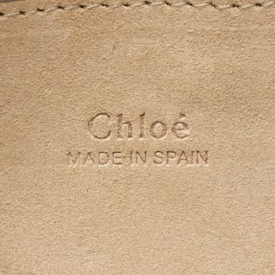 Chloé Kalfsleer Suède Faye Kleine Schoudertas