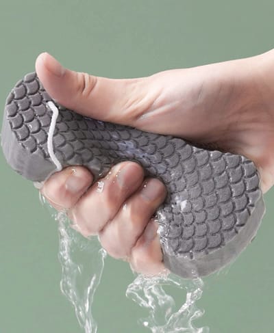 Scrub wonder spons - gevoelige normale huid - bad - douche - dode huidcellen - exfolieren - Keratosis Pilaris