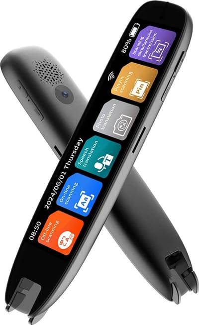 S65 Pro Woordenboek Vertaler Pen Scanner Lezer Tekstscanner Vertaler WiFi/Bluetooth 142 Talen Online Fotovertaling Taal MP3-speler Video