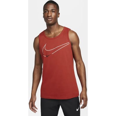 Nike Dri-FIT grafisch trainingstankvest voor heren in rood