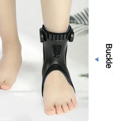 Voetvalbrace Orthese Verstelbare Enkelondersteuning Voor Hemiplegie Beroerte Comfortabele Loopschoenen XL-27-39.7cm