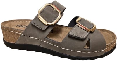 Rohde 5430 72 Slippers Taupe Nubuck Dames - Taupe - 36