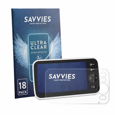 Savvies - Screenprotector voor HelloBaby HB6550 - Folie Beschermfolie transparant 18 Stuks