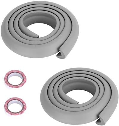 Dailygoods- Randbescherming 2 m - Hoekbescherming voor baby's - Schuimrubber - Kindveilig - Anti-botsingen - Bumperstrips voor scherpe meubels - Bumperstrip