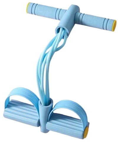 6-Tube Voetpedaal Weerstandsband - Buik- & Coretraining, Yoga & Home Gym Fitness