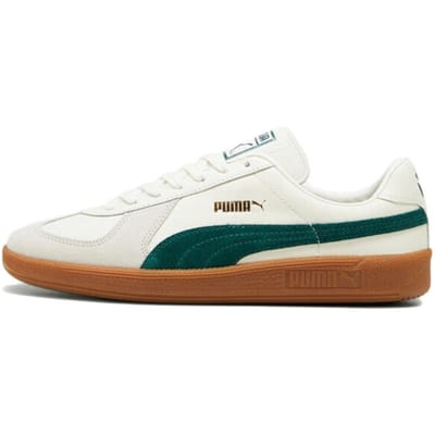 PUMA Unisex Army Trainer Warm White-dark Myrtle Maat: 38 | Trainingsschoenen Outlet | Unisex | Wit