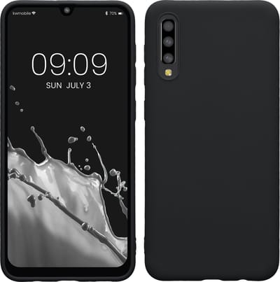 kwmobile telefoonhoesje geschikt voor Samsung Galaxy A50 - Hoesje voor smartphone - Back cover in bosbesblauw