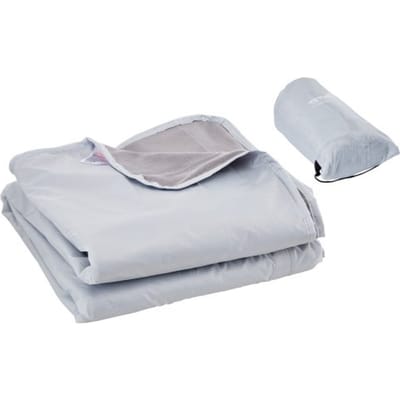 VEVOR Campingdeken 2x1,5m, Reisdeken, Fleecedeken, Stadiondeken, Waterdicht en winddicht, Polyesterfleece, Vlamvertragend, Ideaal voor buiten, Picknicks, Wandelen, Sportevenementen, Reizen, Lichtgrijs
