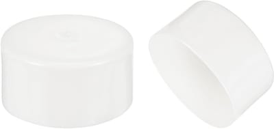 Stoelpootdoppen - Beschermdoppen - Vloeren Beschermen - Flexibel Vinyl - 95 mm - Wit
