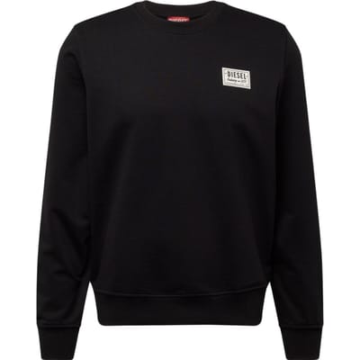 Diesel Unisex Volwassenen Patch Logo Sweater (Zwart/Zwart)