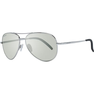 Serengeti zonnebril Carrara kleine SS016001 glanzend zilver gepolariseerd groen 555 nm