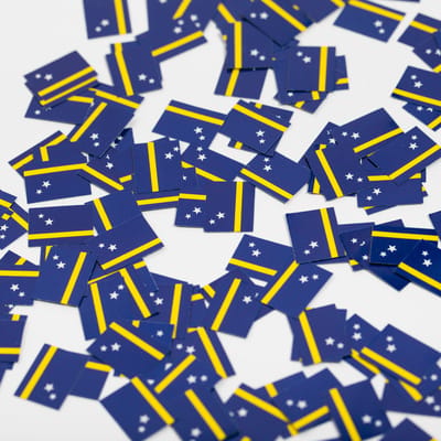 150 stuks Tafel confetti papier Curaçao - Hapjes Cocktail Tapas Zomer Terras EK WK Voetbal Decoratie Tafelconfetti