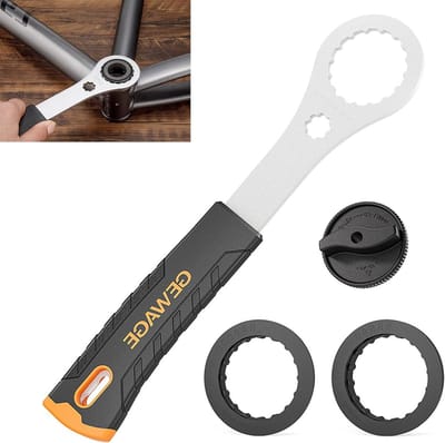 Professionele Fiets Lager Gereedschap, Pedalen Reparatie Tools, Binnenlager Sleutel en Adapter voor Shimano Hollowtech II en BBR60