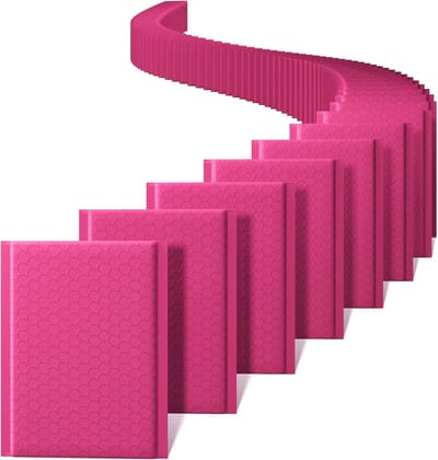 Gewatteerde enveloppen - Verzendzakken - Veilig Verzenden - Lichtgewicht Ontwerp - 100 stuks - Roze