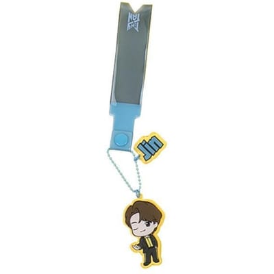 BTS (BangTan-jongens) TinyTAN Butter Acryl Sleutelhanger, Officieel, Origineel, Authentiek, K-POP, idool gray
