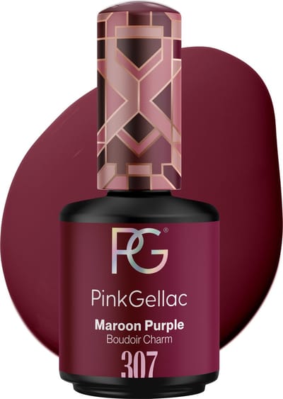 Pink Gellac Gellak - 308 Maroon Purple 15ml - Paarse Gel Nagellak - Gellac - Gel Nagels Producten