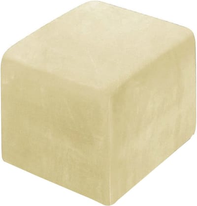 Vierkante Fluwelen Voetenbankhoes voor Ottomaanse Kruk - Beschermhoes Washable 45 x 45 cm