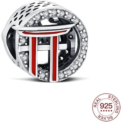 Nieuwe Echte Koperen Bedel Stadsaanzicht Tokio Torii Kralen Fijne Sieraden Maken Voor Klassieke Armband Dames Chic Sieraden Handgemaakt Doe-het-zelf Cadeaus CHINA black