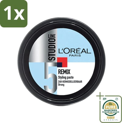 1 x L'Oréal Studio Line Special FX Remix Paste 150 ml- Haarkleur - Haartypen - Haartypen - Haartypen