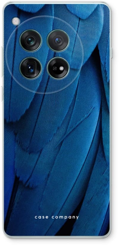 Case Company® - Hoesje geschikt voor OnePlus 12r hoesje - Pauw - Soft Cover Telefoonhoesje - Bescherming aan alle Kanten en Schermrand