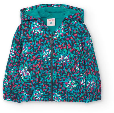 Boboli Fleece Printed Jas Veelkleurig 12 Months Meisjes