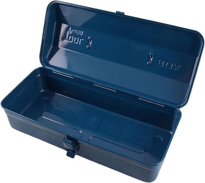 SnelShoppen - Tool Box Portable Multifunctional Blauw 37x16x11cm - Hoogwaardige Gereedschapskoffer voor Auto Reparatie en Meubel Decoratie met Metalen
