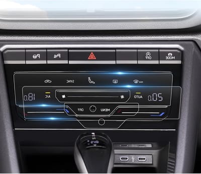 Premium Air Conditioning Film Beschermfolie voor VW T-ROC, Tiguan 2, Allspace en Polo - Krasbestendige PET Screen Protector voor Auto's
