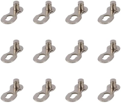 Dailygoods- Kettingconnector Veiligheidsslotontwerp - Fietsketting - Stalen Materiaal - Dubbel Vergrendelingsmechanisme - Geschikt voor Mountainbikes - Nuttige Belasting ≥ 1200 N