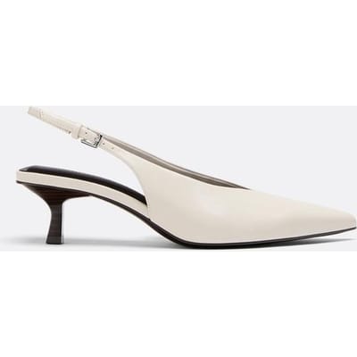 Stradivarius Slingback pumps met V-uitsnijding  ECRU 35