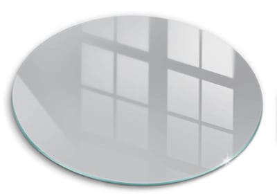 Wallfluent Glazen Snijplanken - Grijs Snijplanken Glas - 30fi cm - Grijs Snijplanken van Glas - Snijplank van Glas - Decoratieve Glazen Snijplank - Glazen Snijplank met Antislip