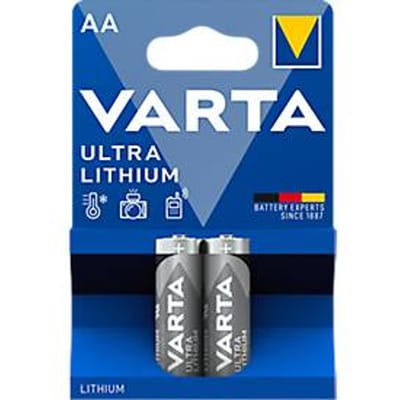 VARTA batterij PROFESSIONAL LITHIUM, Mignon AA, 1,5 V, 2 stuks