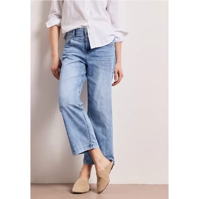 7/8 High Waist Wide Legs jeans in Loose Fit