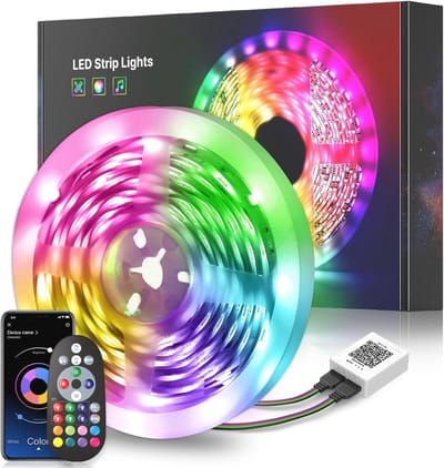 Led strip 20m - RGB led strip lights - bediening via app - decoratie voor feestjes