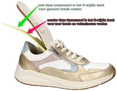 Solidus -Dames - goud - sneakers - maat 40
