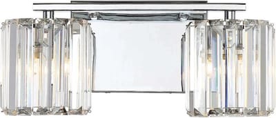 Quoizel LED Badkamerarmatuur Divine | 3W 3000K 300Lm 830 | IP44 | Polished Chrome
