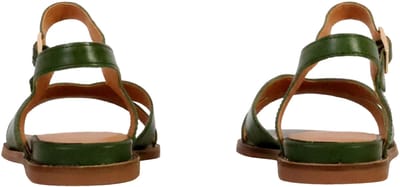 Bella leren sandalen