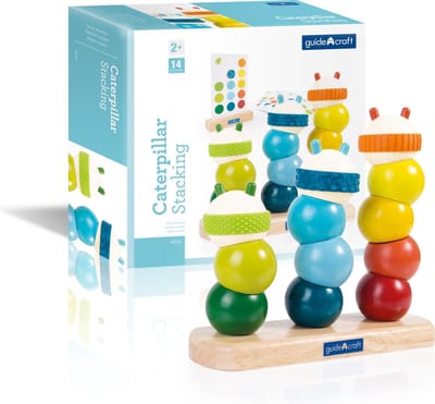 Stapelfiguur rups - GuideCraft - vanaf 24 maanden