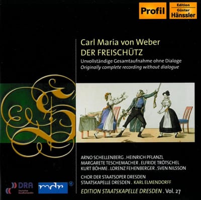 Chor Der Staatsoper Dresden, Staatskapelle Dresden, Karl Elmendorff - Weber: Der Freischütz (2 CD)