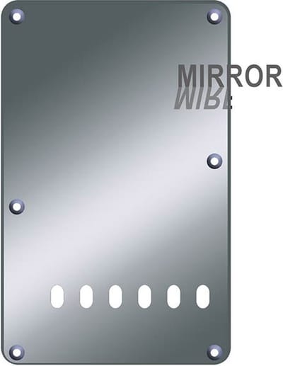 Boston BP-213-MC back plate, string spacing 11,2mm, 2 ply, standard Stallion, 86x138mm, mirror chrome