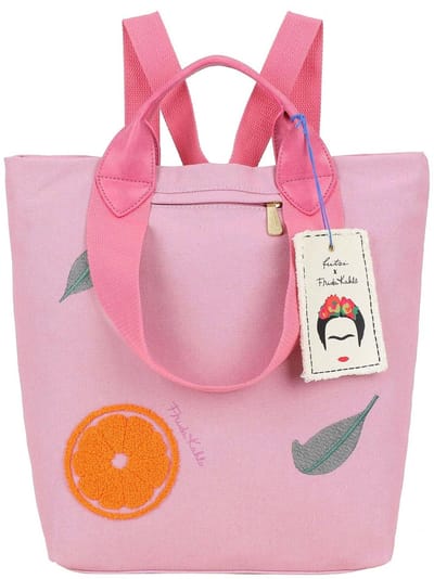 Fritzi aus Preußen shopper rugzak Fritzi x Frida Kahlo Fritzi Ju Limited Oranges roze