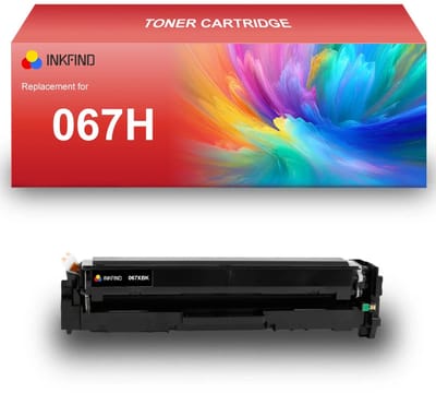 INKFIND 067H Zwart tonercartridge compatibel met Canon 067H Zwart toner cartridge - 1-pack Zwart